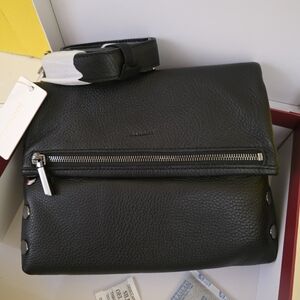 Hammitt Black Leather Crossbody Bag